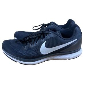 Nike Zoom Pegasus 34 Running Shoes Womens Size 8 Black White Sneakers Training‎